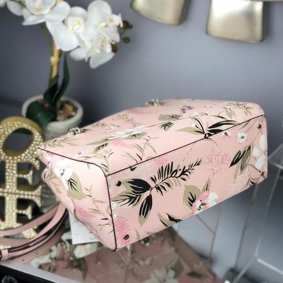 Kate Spade Pink Meena Briar Lane Botanical Bag - Picture 8 of 8